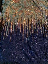Load image into Gallery viewer, Navy City Scape Sequin