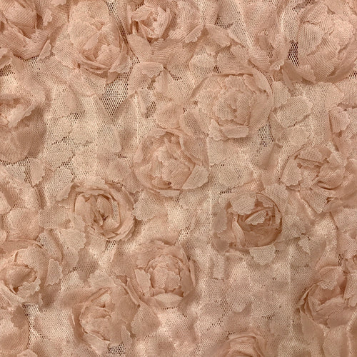 Dusty Pink Rosette Fabric