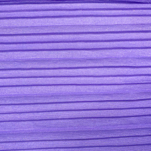Lavender Sparkle Pleated Fabric Stretch