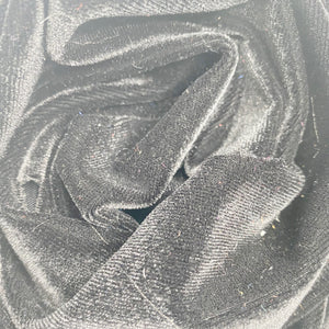 Black 4 way Stretch Velvet 8 colors