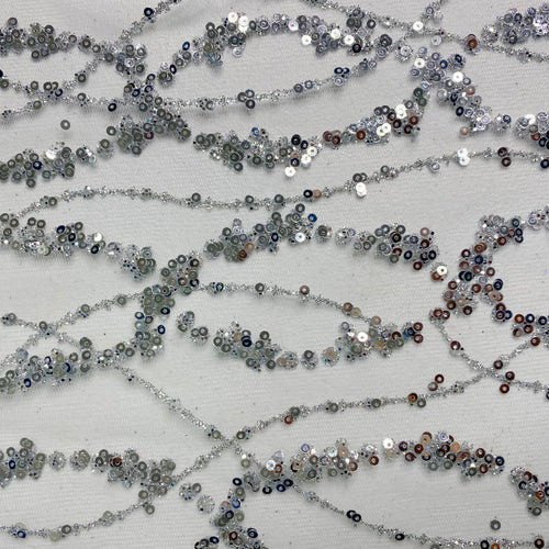 Silver Waves Glitter