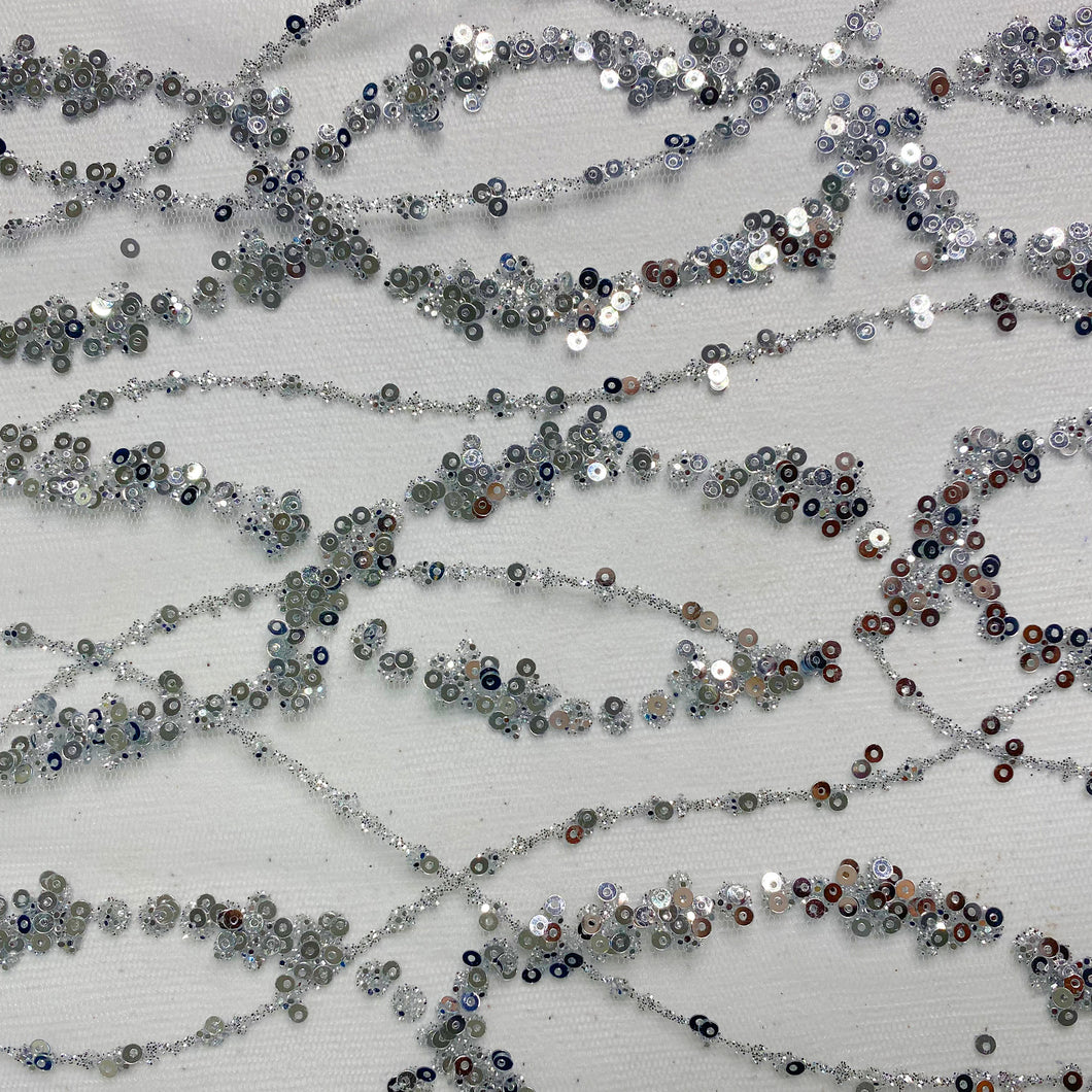 Silver Waves Glitter