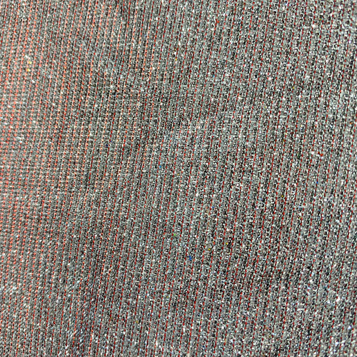Silver/Red Stardust Stretch Sparkle Glitter