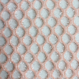 Pink Fuzzy Glitz Cabaret Net Mesh