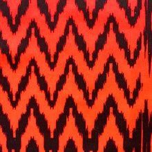 Load image into Gallery viewer, Purple/ Black Tribal Stretch Spandex Knit