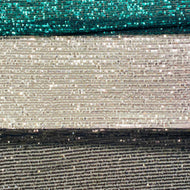 Stretch Solid Colored Sequin Mesh fabric