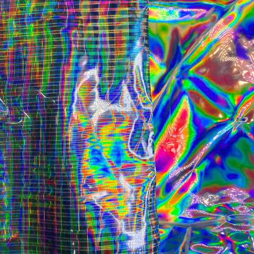 Silver Hologram Liquid Vinyl