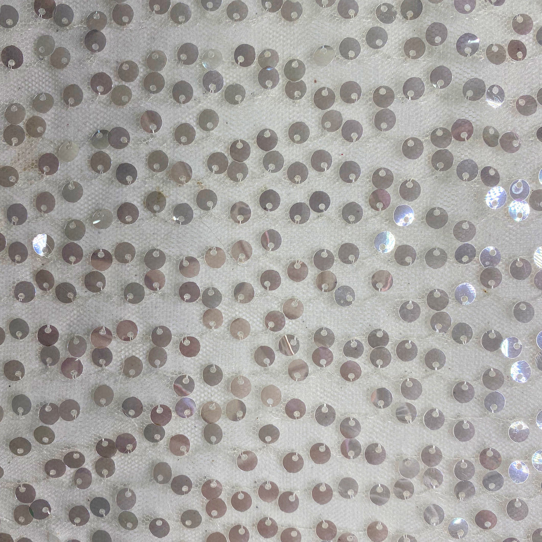 Sparing Sequin Mesh Cream