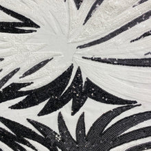 Load image into Gallery viewer, Burst Sequins 4 way Stretch on Mesh