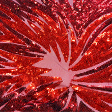 Load image into Gallery viewer, Burst Sequins 4 way Stretch on Mesh