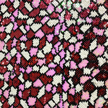 Load image into Gallery viewer, Mosaic Sequin on Mesh Stretch