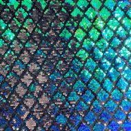 Diamond Velvet Patterned Seaded Pile Sequins