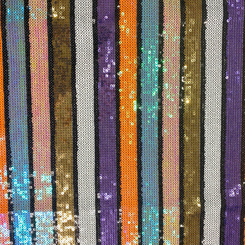 Iridescent Boss Sequin Stripe