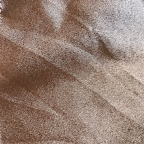 Tan Sand 2 Way Stretch Poly Satin Fabric