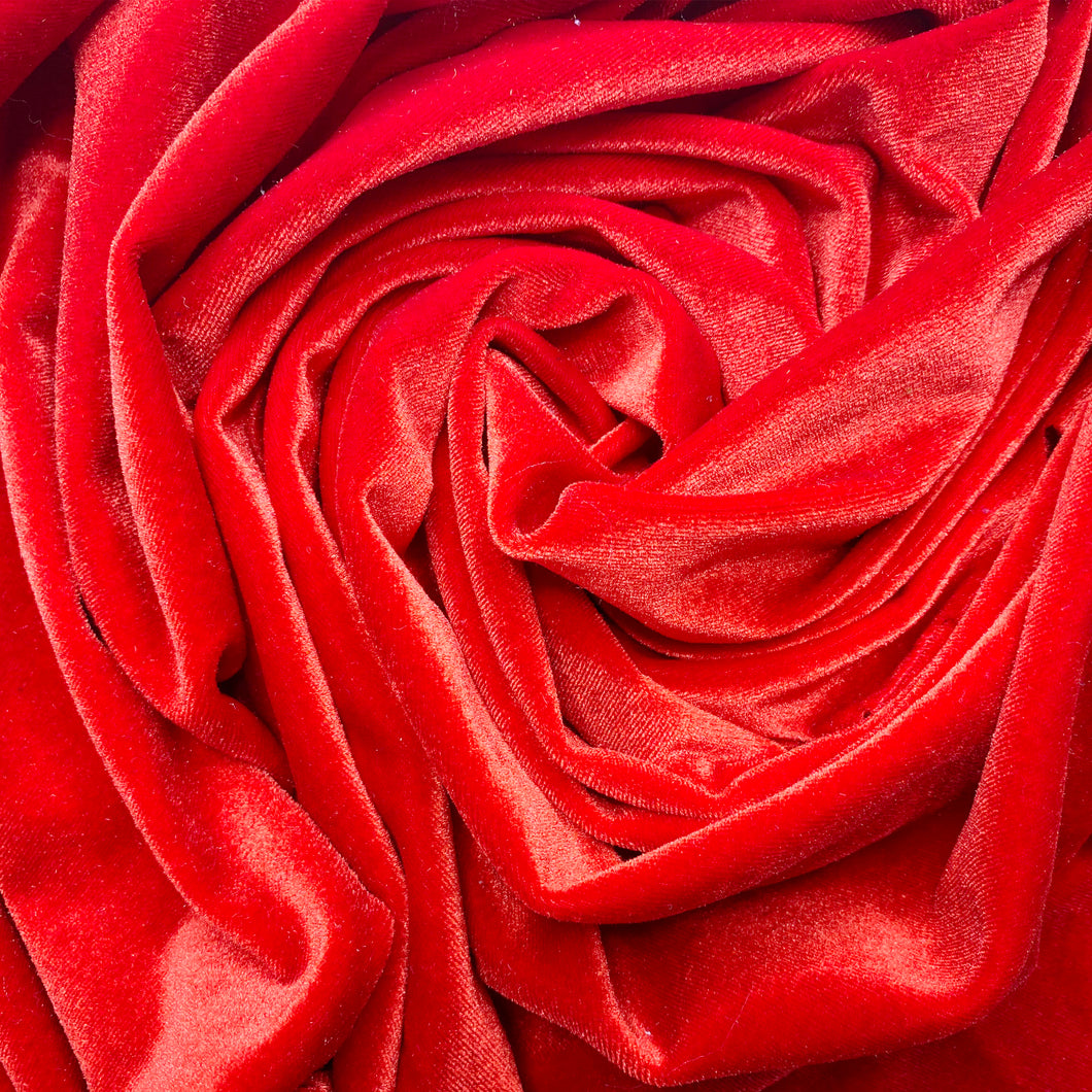Pink 4 way Stretch Velvet 8 colors