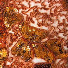 Load image into Gallery viewer, Blooming Sequin Lace Fabric- 5 Colors