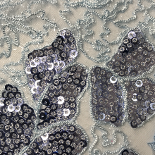 Load image into Gallery viewer, Blooming Sequin Lace Fabric- 5 Colors