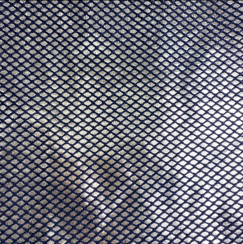 Metallic Gold Spandex & Black Fishnet Fabric