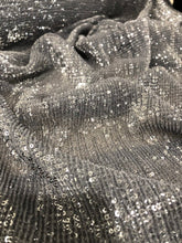 Load image into Gallery viewer, Silver Pleated Sequin