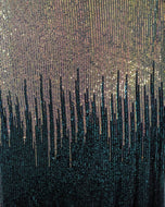 Green & Gold CitySscape Sequin
