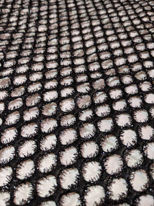 Pink Fuzzy Glitz Cabaret Net Mesh