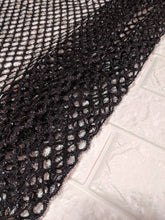 Load image into Gallery viewer, Pink Fuzzy Glitz Cabaret Net Mesh