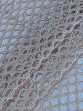 Load image into Gallery viewer, Pink Fuzzy Glitz Cabaret Net Mesh