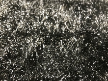 Load image into Gallery viewer, Black Fur-like Textured Knit Fabric