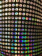 Black/Silver Holographic Party Sequin