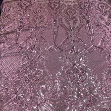 Load image into Gallery viewer, Rose Pink Baroque Sequin
