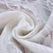Load image into Gallery viewer, White Lace Sparkle Scuba Neoprene