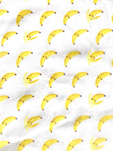 Load image into Gallery viewer, Happy Banana Yellow Printed Cotton Fabric