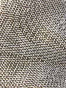 Black/Gold Sparkle Neoprene Scuba Fabric fabric by the yard