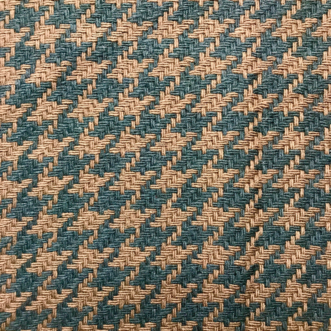 Brown Houndstooth Winter Fabric