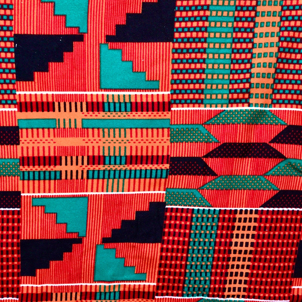 African Print Soft Plush Spandex