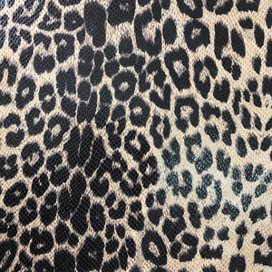 Blush Leopard print faux vegan leather