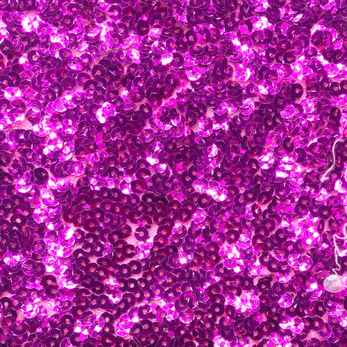 Fuschia Pink Metallic Sequin