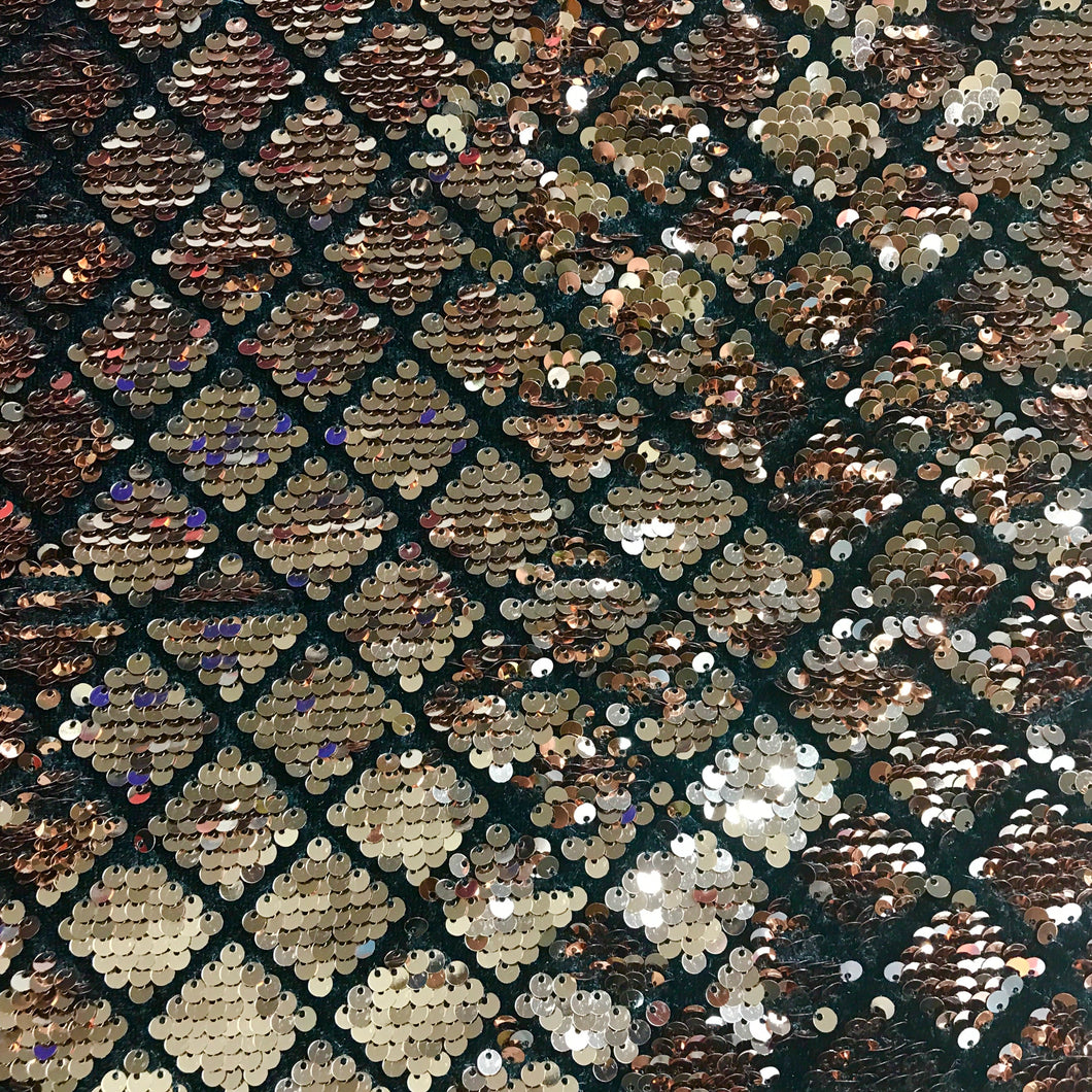 Flip Diamond Sequin Fabric