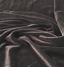 Load image into Gallery viewer, Black 4 way Stretch Velvet 8 colors
