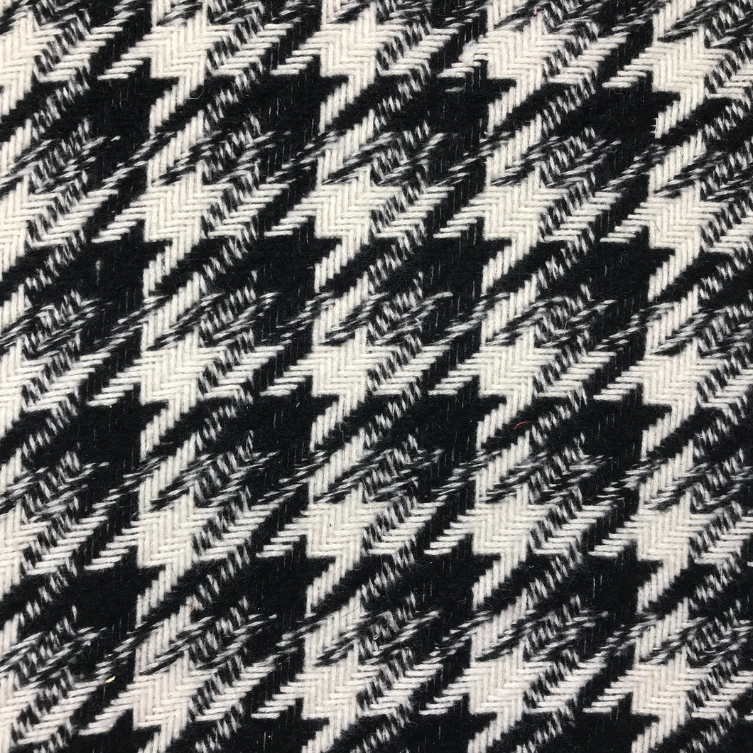 Houndstooth Wool Pattern Fabric