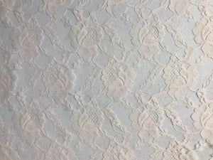 Blush Raschel Lace Non-Stretch